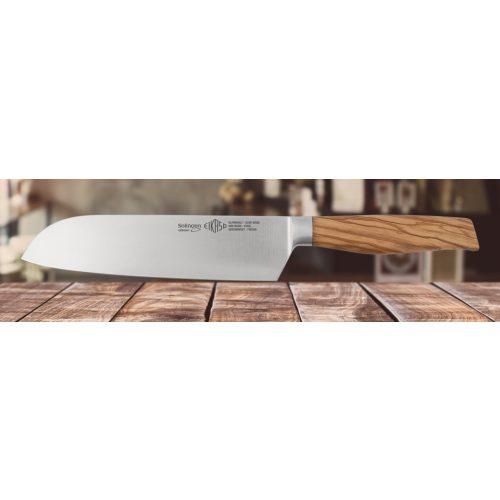 EIKASO SANTOKU KÉS OLÍVFA NYÉLLEL – 20 cm