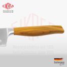 EIKASO SANTOKU KÉS OLÍVFA NYÉLLEL  , BORDÁZOTT – 20 cm