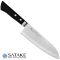 Satake Unique Sai japán damaszk Santoku kés 17cm