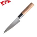 Satake Noushu Masamune Saku univerzális konyhai kés, 12 cm, diófa markolattal