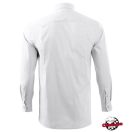 Férfi ing - ADLER - fehér, hosszú ujjú 100% pamut