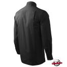 Férfi ing- ADLER - fekete, hosszú ujjú 100% pamut