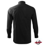 Férfi ing- ADLER - fekete, hosszú ujjú 100% pamut