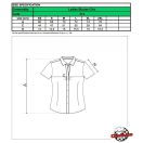 Női rövid ujjú blúz fehér színben