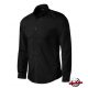 Men's shirt - black, made of easy iron fabric