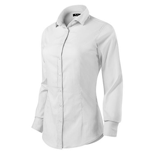 DYNAMIC - white long-sleeved women's shirt
