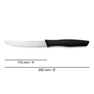 Asztali kés - NOVA - fekete - 11 cm 