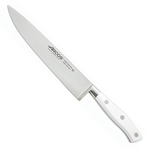 Chef's knife - with white handle - 20 cm