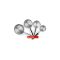 Stainless steel measuring cups 4 pcs