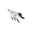 Tweezers with heat-resistant silicone tip - 40 cm