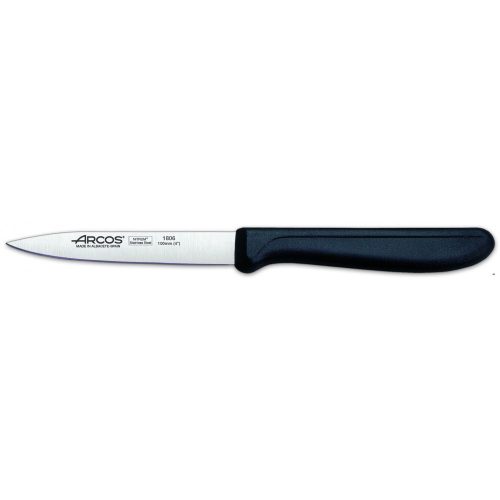 Peeling knife, black - 10 cm