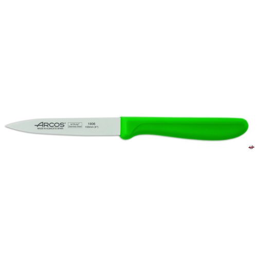 Peeling knife, green - 10 cm