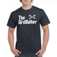The Grillfather - nyomott mintás póló