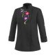 Embroidered women's chef jacket