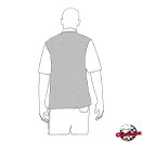 Női szakácskabát - fehér, rövid ujjú, ICE COOL anyagból