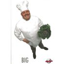 5XL-6XL-es szakácskabát - fehér, 100% pamut