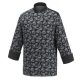 Chef jacket with skull print