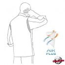 Szakácskabát - bordó, hosszú ujjú, rejtett patentos, karcsúsított