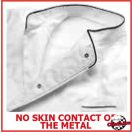 Szakácskabát - melírozott szürke, hosszú ujjú - EGOCHEF