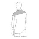 FIRST - fehér, rövid ujjú ICE COOL kabát, hálós betéttel