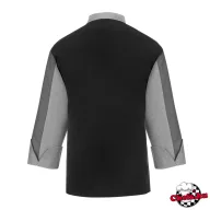 GREY MIX - patentos szakácskabát