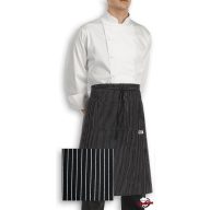 Chef apron - with thin stripes