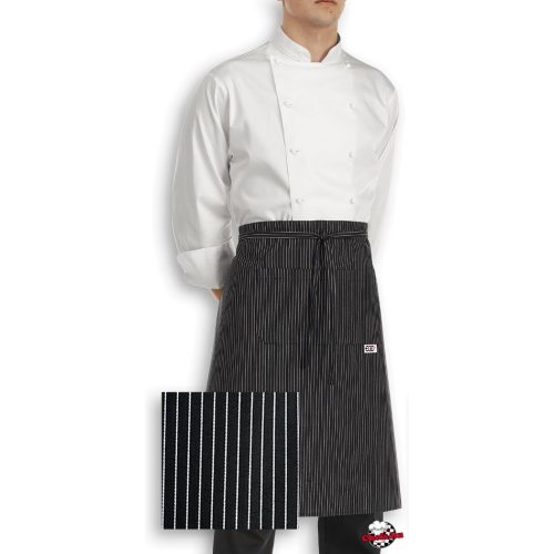Chef apron - with thin stripes