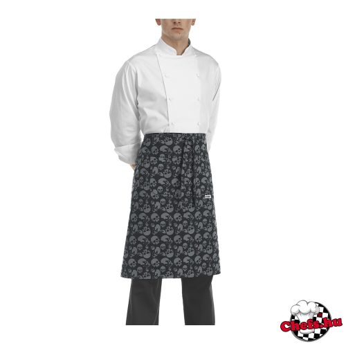 Chef apron - with skull print