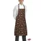 Apron - brown, cake pattern
