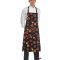 Bib apron with heart print