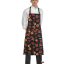 Bib apron with heart print