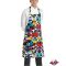 Bib apron Paint spots print