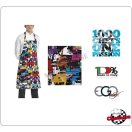 Bib apron Paint spots print