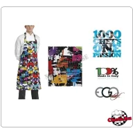 Bib apron Paint spots print