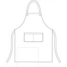 Rock Black melles kötény