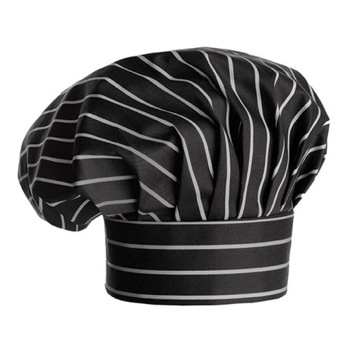 Chef hat - with thick striped