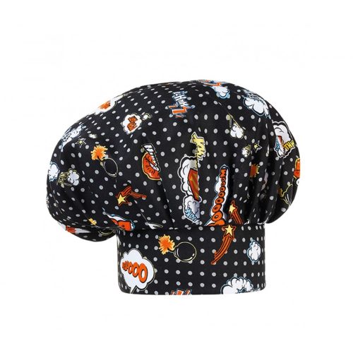 Chef hat - with pop art pattern