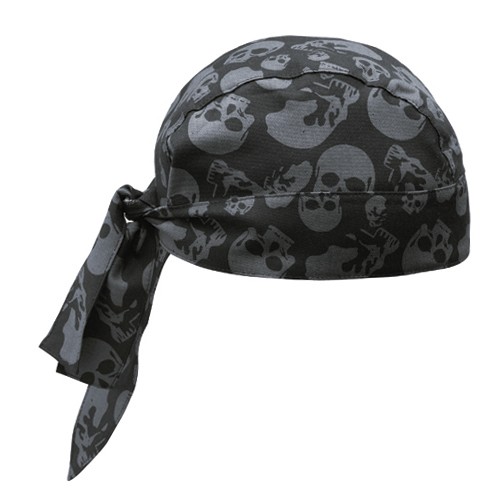 Headwrap - with skull print 