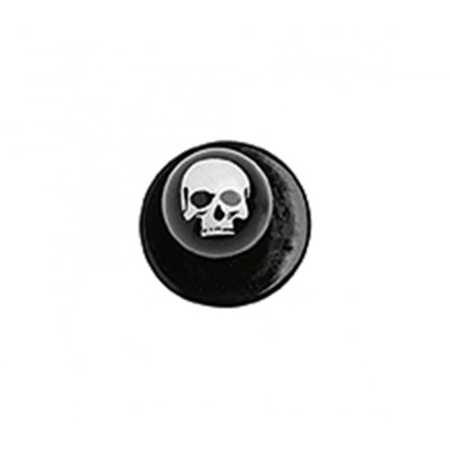 Chef jacket button - with skull print 12 pcs