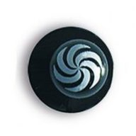 Chef jacket button - with pinwheel print 12 pcs