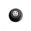 Szakácskabát gomb - szívecskés szemű smiley mintával