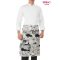 Waist apron with comic characters print