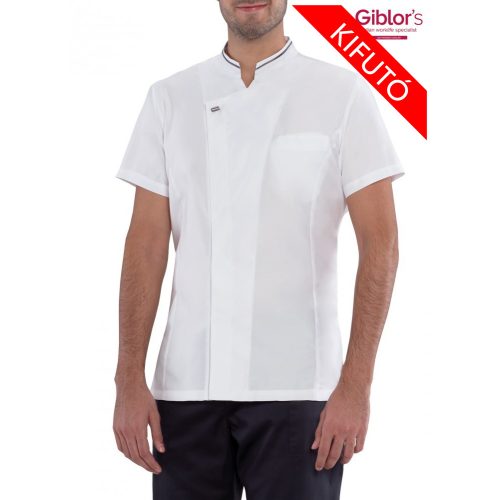 Giblor's chef jacket - white, short-sleeved, ICE COOL 