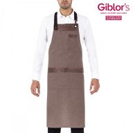 BIB APRON, TROPEZ, MARRONE
