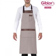 Bib apron - TROPEZ, Beige 