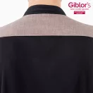 Vulcano -fekete hosszú ujjú szakácskabát