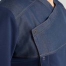 Szakácskabát - farmer - rövidujjú - LAPO