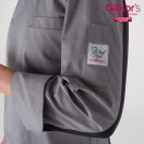 Szakácskabát - RAUL - világos szürke