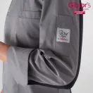 Szakácskabát - RAUL - világos szürke