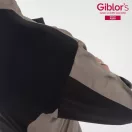 Szakácskabát - RAUL - barnás szürke